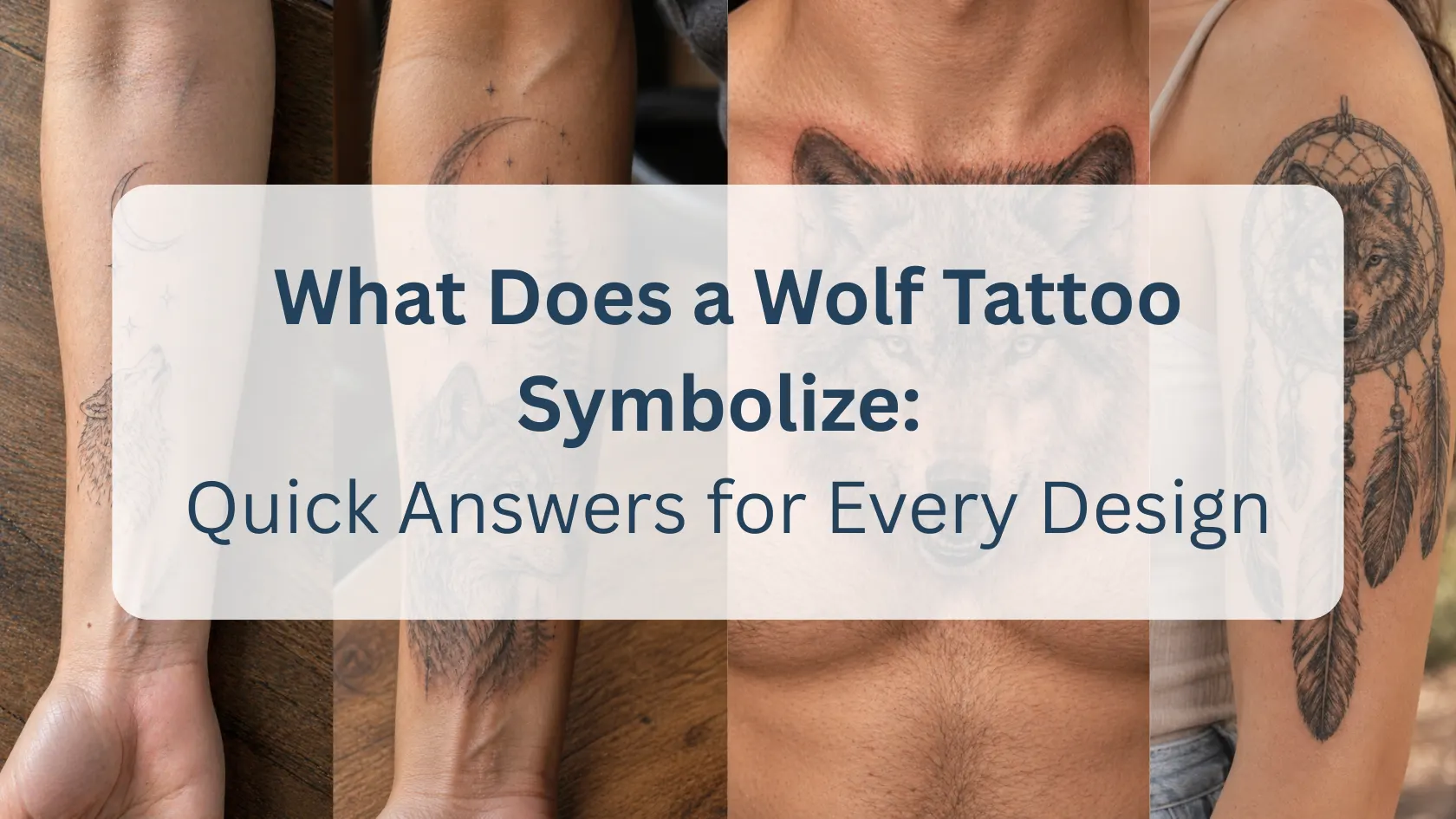 What Does a Wolf Tattoo Symbolize
